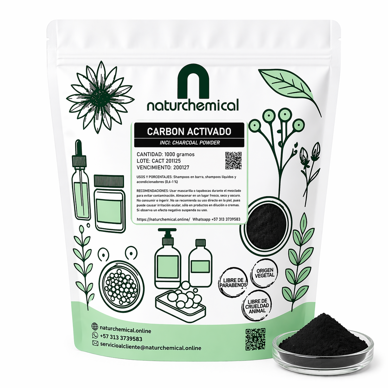 Carbón Activado (Charcoal Powder)