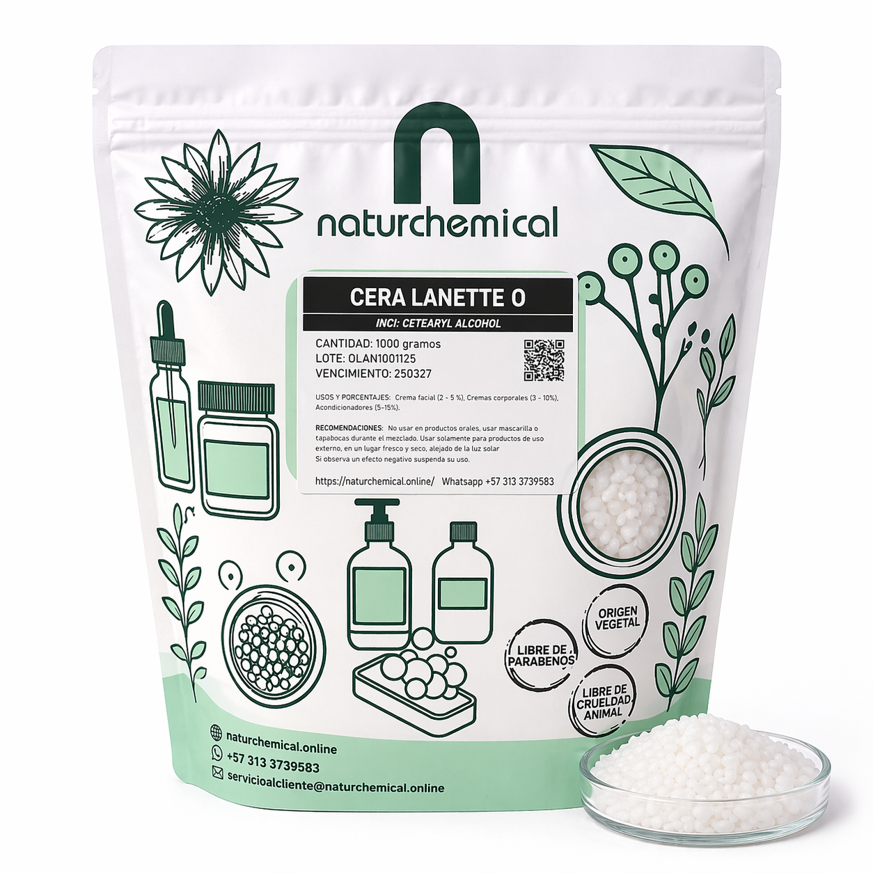 Cera Lanette O (Cetearyl Alcohol)