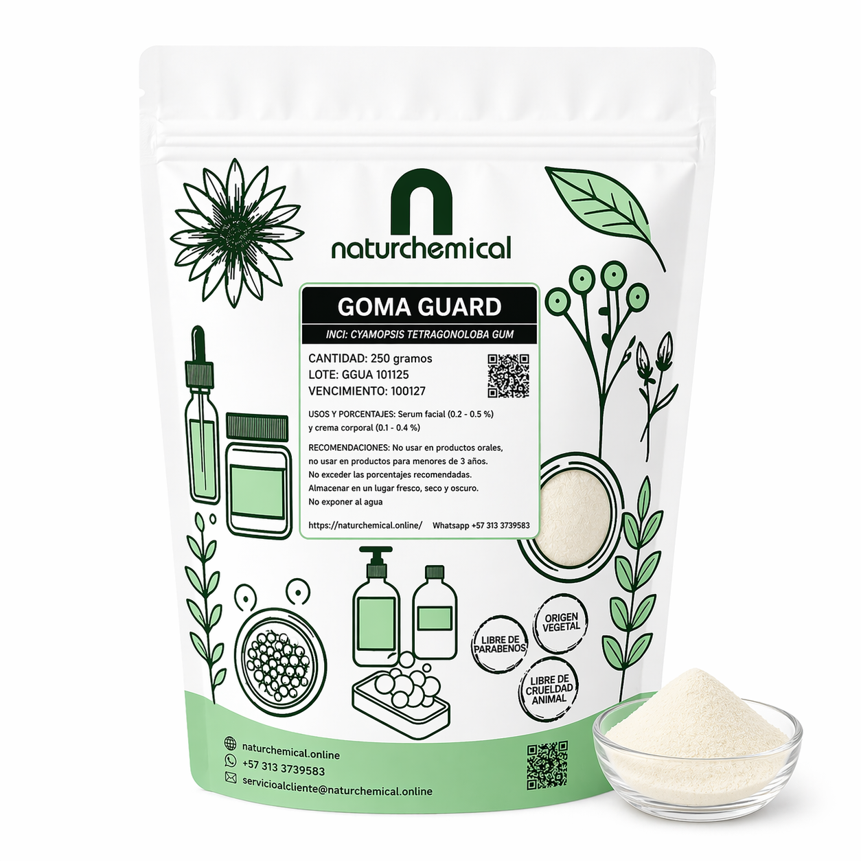 Goma Guar (Cyamopsis T. Gum)