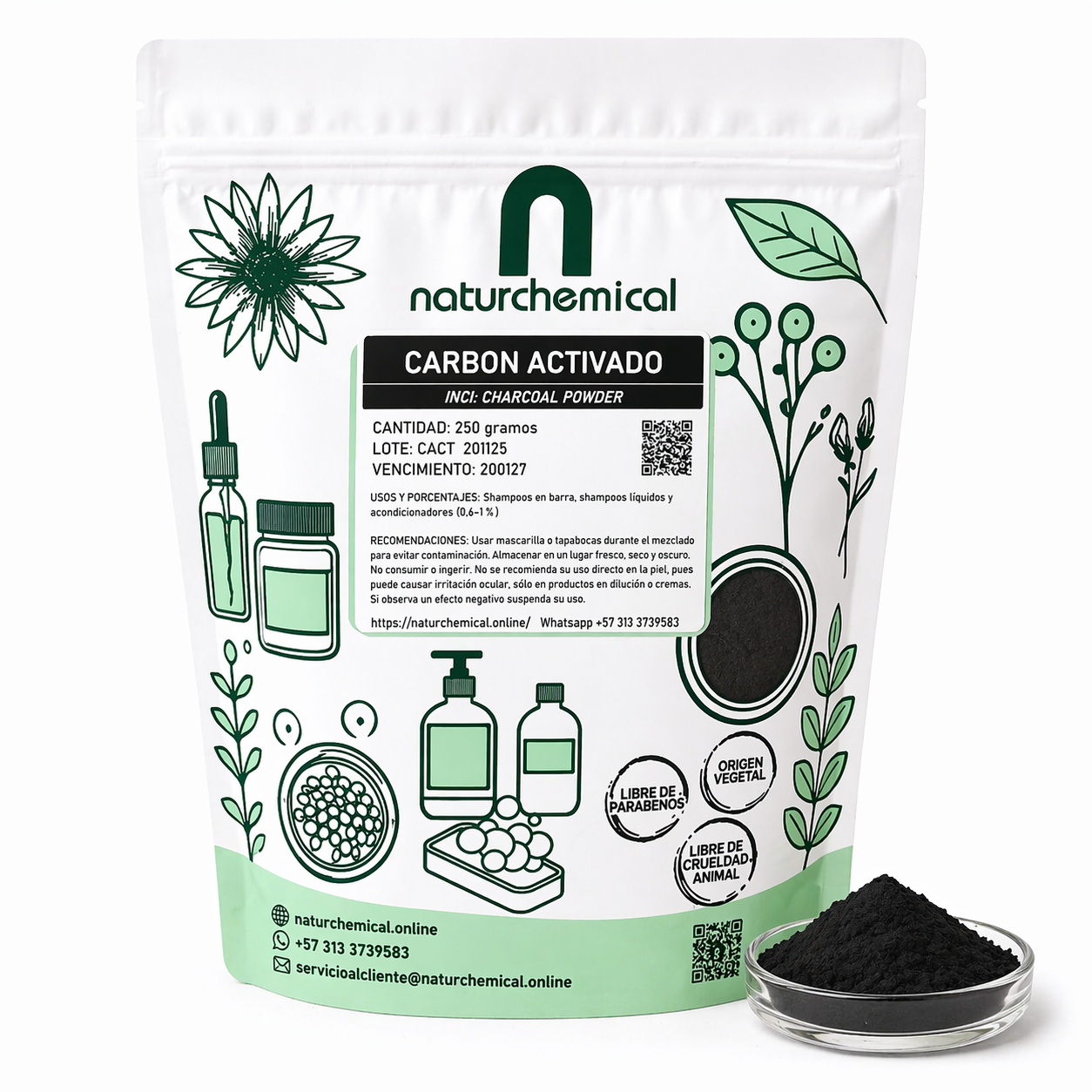 Carbón Activado (Charcoal Powder)