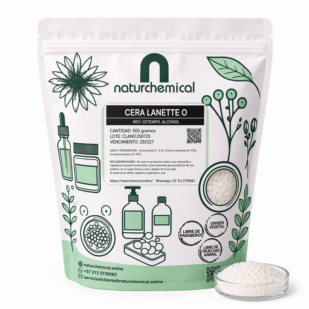Cera Lanette O (Cetearyl Alcohol)