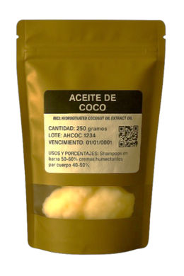 Aceite de coco draccionado hidrogenado