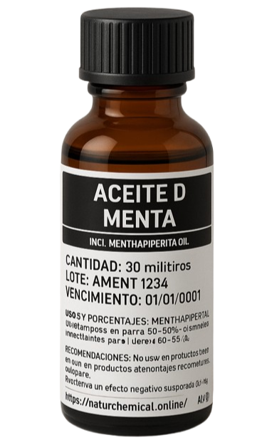 Menta piperita cosmetico