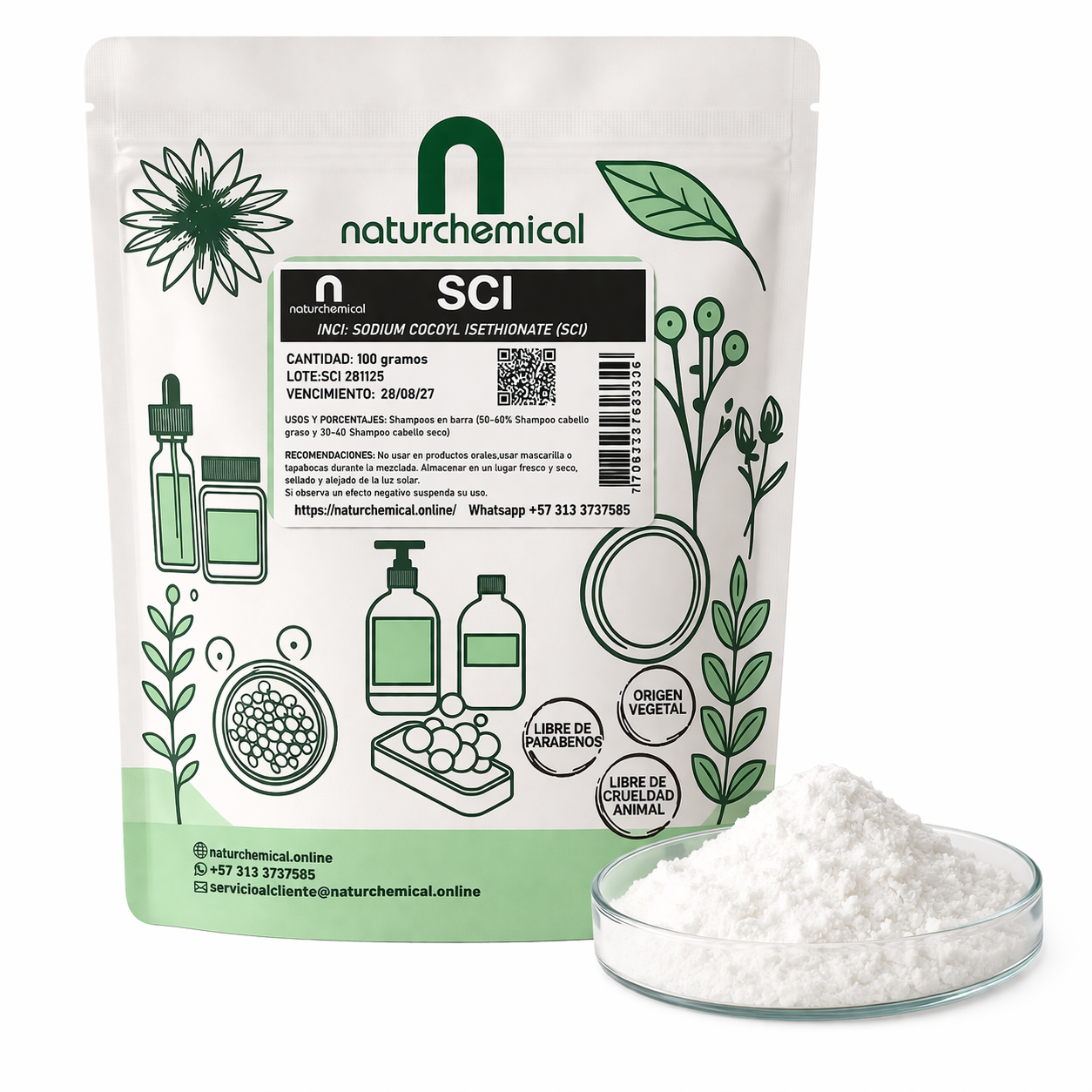 SCI (Sodium Cocoyl Isethionate)
