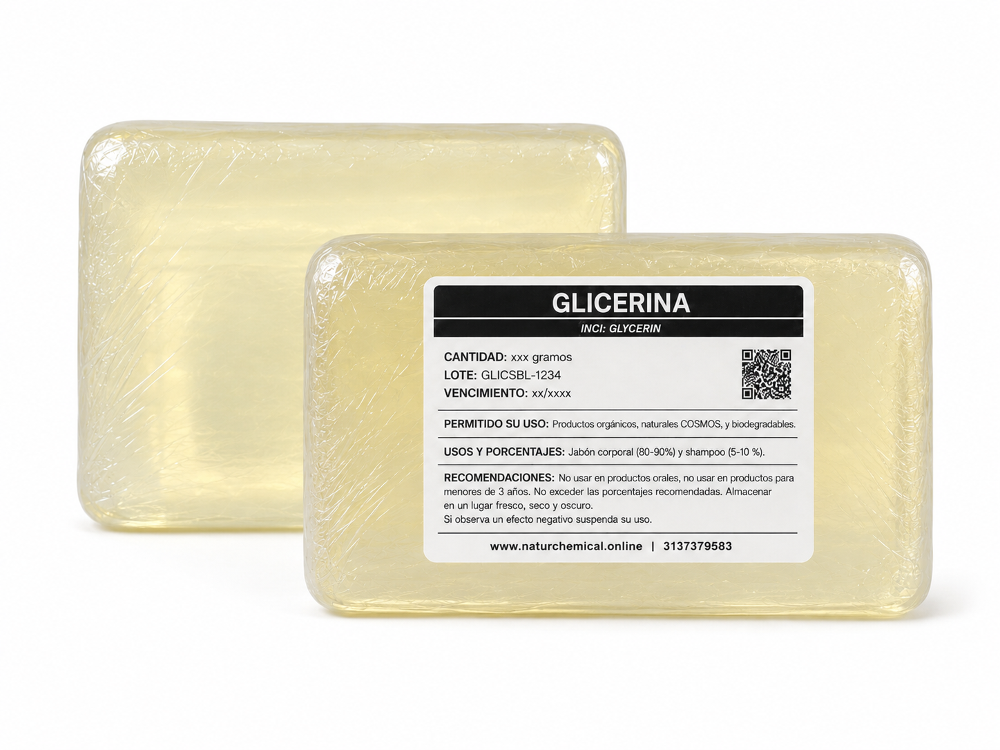Glicerina Transparente  (Base Jabón)